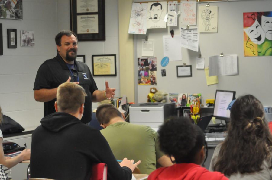 Mr. Smith teaches Novels class. It is the new courses second year as an additional English option for seniors.
