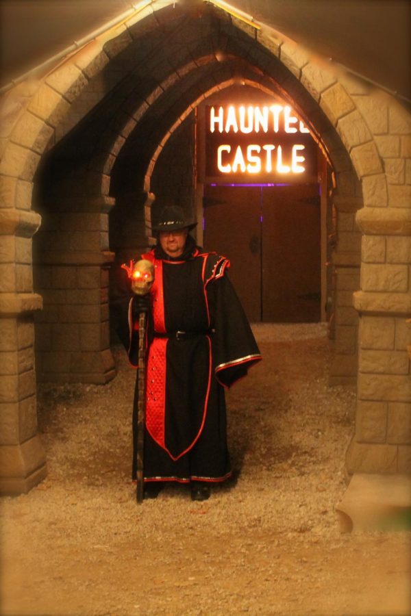 The entrance into the Haunted Castle is guarded by warlocks and demons. The castle opens at sun down. 