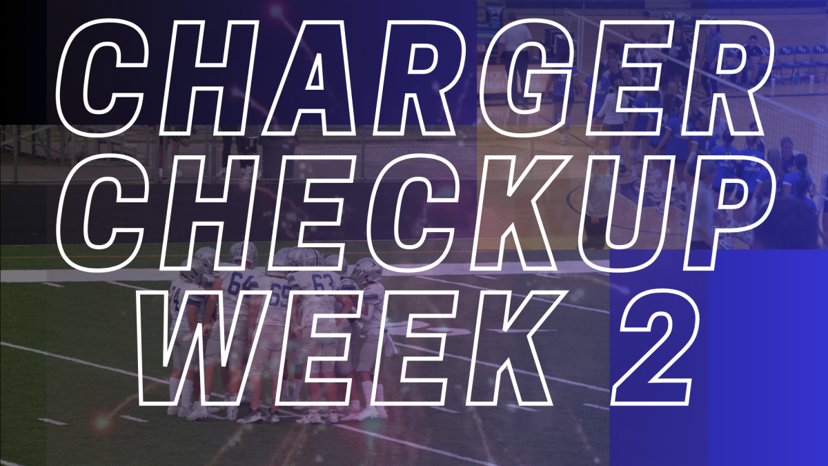 Charger+Checkup+Week+Two.++Volleyball+after+a+win%2C+Fireworks+from+Friday%2C+Freshman+FB+from+Thurday
