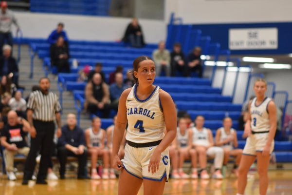 Senior Jersey Paul finishes her last high school basketball season in February. Paul scored more than 1,000 points in her career as a Charger. 